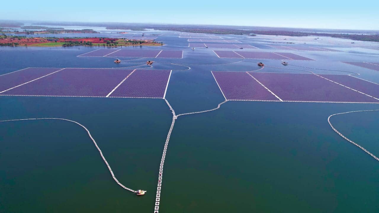 Harnessing Renewable Power: Floating Solar Power by a Giant | Internet & Social Media News