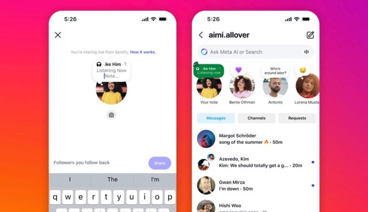Instagram Adds Real-Time Spotify Sharing Feature; How To Share Spotify Music In Notes | Technology News