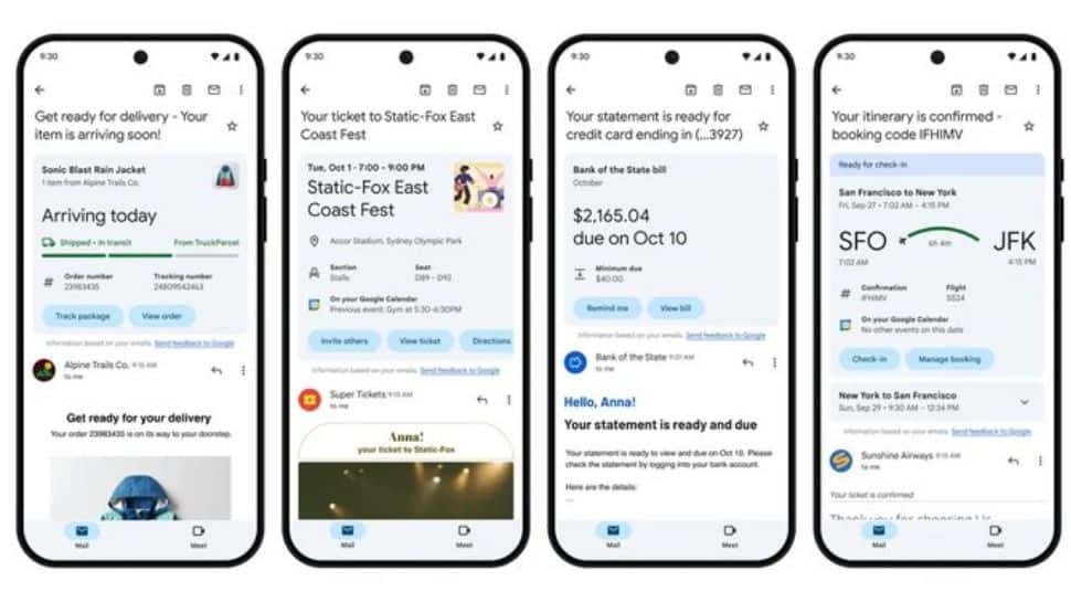 Google Rolls Out New Gmail Features To Organize And Track Your Online Orders Ahead Of The Festive Season; Check Availability And How It Works | Technology News