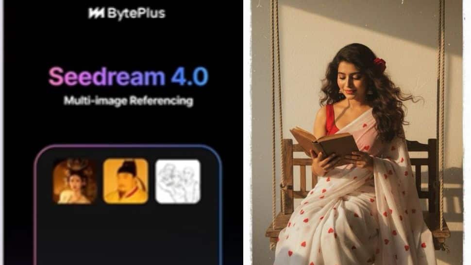 ByteDance Introduces Seedream 4.0, Rival To Nano Banana; Check Features, Availability, And How To Create Vintage Saree AI Photos | Technology News