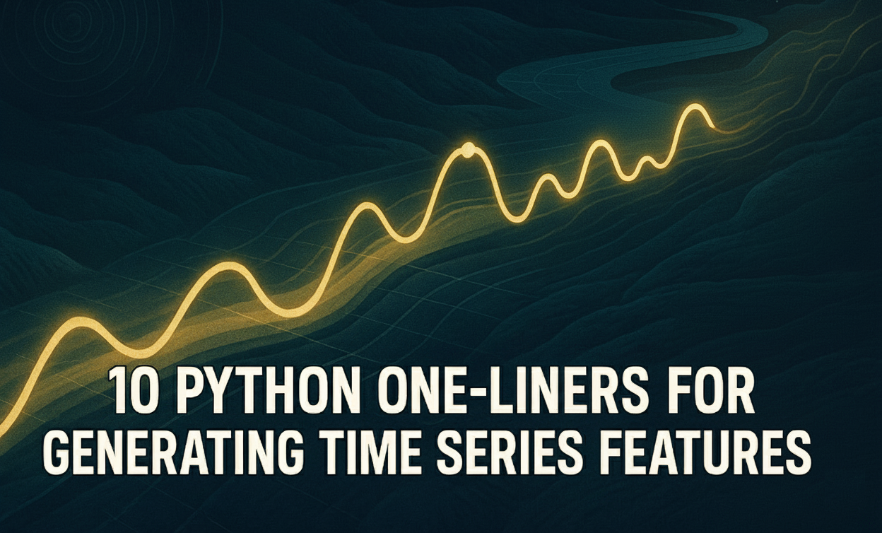 10 Python One-Liners for Generating Time Series Features