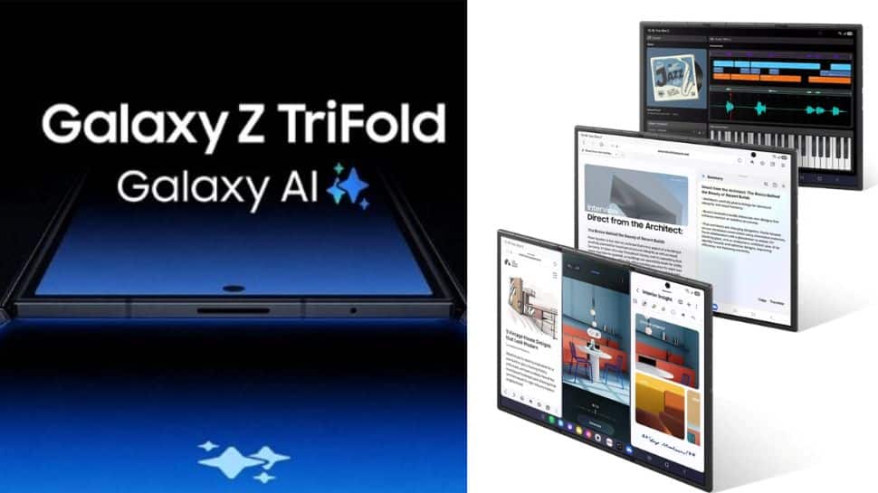 Samsung Unveils Galaxy Z TriFold, Its First Triple Folding Phone: Check Camera, Display, Battery And Price | Technology News