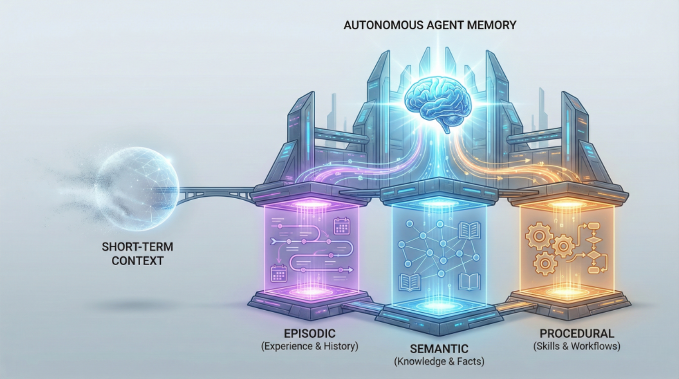 Beyond Short-term Memory: The 3 Types of Long-term Memory AI Agents Need