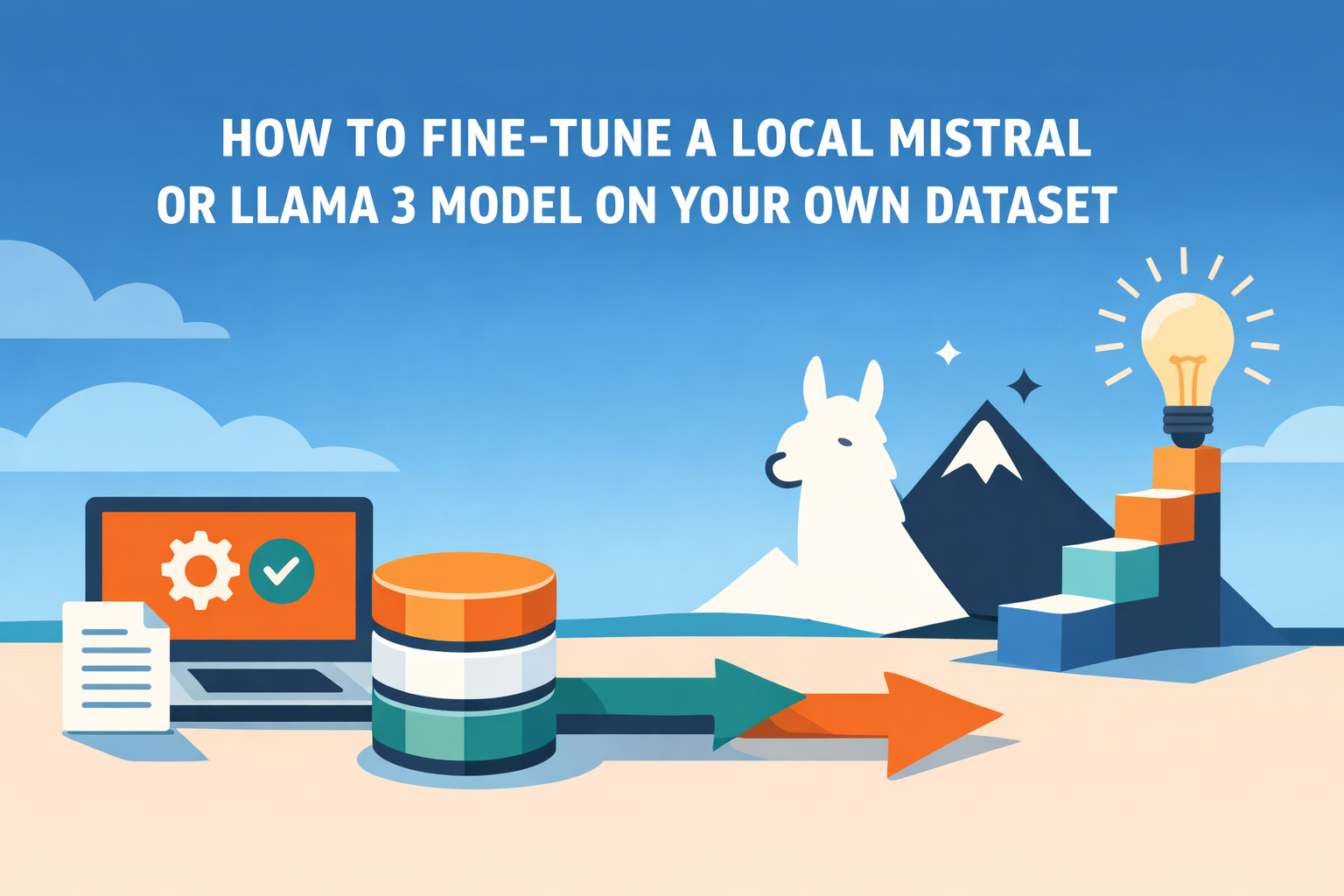 How to Fine-Tune a Local Mistral or Llama 3 Model on Your Own Dataset