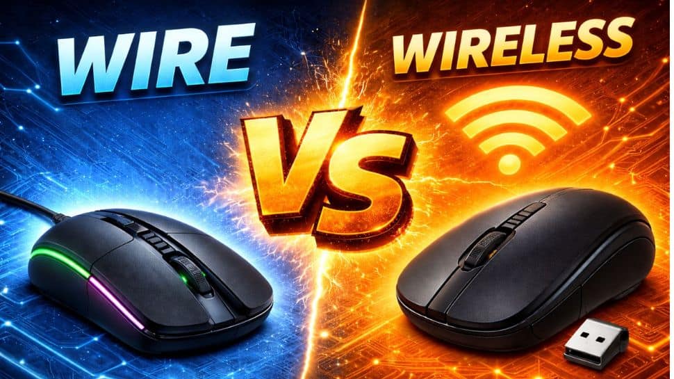 Wire vs Wireless mouse: Which is faster and better for work and gaming? Features, Performance and speed compared | Technology News