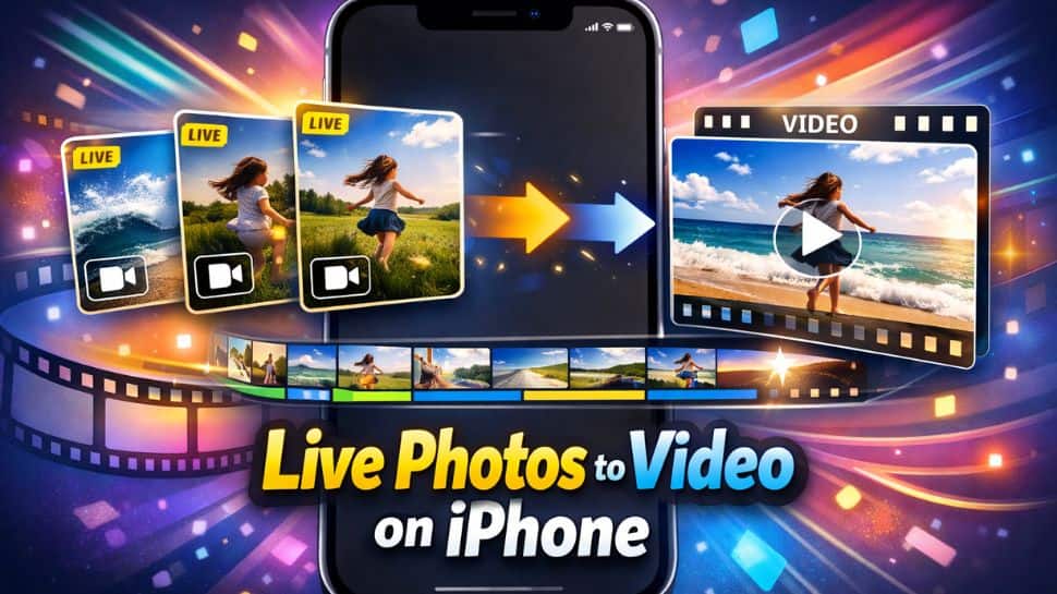 How to create a video from multiple live photos on iPhone; Follow THESE simple easy steps | Technology News