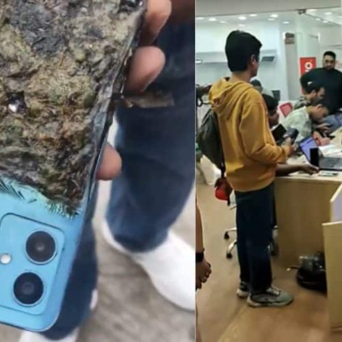 Moto G-Series Smartphone Users Alarmed After Device Reportedly Bursts Into Flames; User Slams Nehru Place Service Centre | Viral Video | Technology News