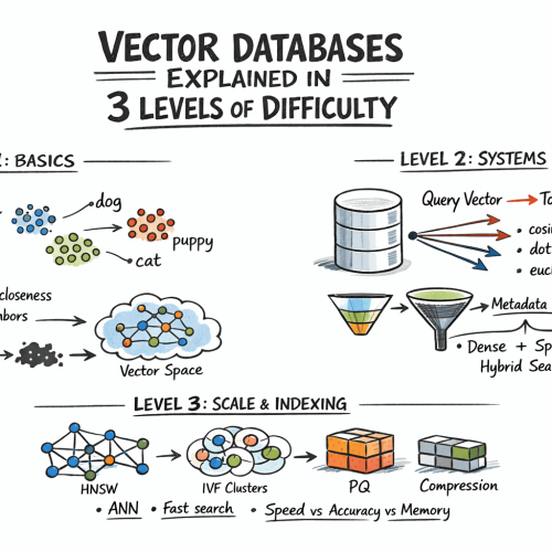 Vector Databases Explained in 3 Levels of Difficulty