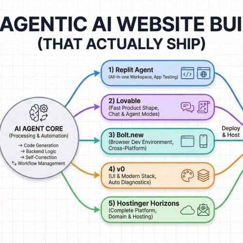 Top 5 Agentic AI Website Builders (That Actually Ship)
